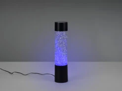 Reality Leuchten LED Tischleuchte GLITTER Mit RGB Farbwechsel, Schwarz 34cm Hoch