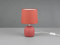 MeineWunschleuchte LED Tischleuchte Keramikfuß & Stoffschirm Orange, Ø16cm Höhe 26cm 11 MeineWunschleuchte LED Tischleuchte Keramikfuß & Stoffschirm Orange, Ø16cm Höhe 26cm -Lamp Geschaft led tischleuchte keramikfuss stoffschirm orange 16 3