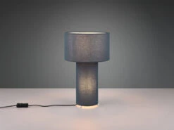 MeineWunschleuchte LED Tischleuchte Korpus Und Lampenschirm Stoff Blau, Höhe 40cm 10 MeineWunschleuchte LED Tischleuchte Korpus Und Lampenschirm Stoff Blau, Höhe 40cm -Lamp Geschaft led tischleuchte korpus und lampenschirm stoff bla 3