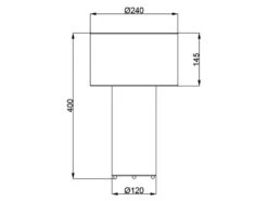 MeineWunschleuchte LED Tischleuchte Korpus Und Lampenschirm Stoff Pistaziengrün, Höhe 40cm -Lamp Geschaft led tischleuchte korpus und lampenschirm stoff pis 5