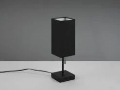 MeineWunschleuchte LED Tischleuchte Metall & Stoffschirm Schwarz USB-Ladestationen Höhe 35cm 11 MeineWunschleuchte LED Tischleuchte Metall & Stoffschirm Schwarz USB-Ladestationen Höhe 35cm -Lamp Geschaft led tischleuchte metall stoffschirm schwarz usb la 4