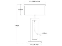 MeineWunschleuchte LED Tischleuchte Mit Stoff Lampenschirm Und Holzoptik, Höhe 55cm 12 MeineWunschleuchte LED Tischleuchte Mit Stoff Lampenschirm Und Holzoptik, Höhe 55cm -Lamp Geschaft led tischleuchte mit stoff lampenschirm und holzop 3