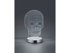 Reality Leuchten LED Tischleuchte SKULL 3D Totenkopf Lichtfarbe Einstellbar Höhe 21cm -Lamp Geschaft led tischleuchte skull 3d totenkopf lichtfarbe ein 2