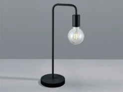 MeineWunschleuchte Minimalistische LED Tischleuchte, Metall Schwarz Matt, Höhe 51cm 8 MeineWunschleuchte Minimalistische LED Tischleuchte, Metall Schwarz Matt, Höhe 51cm -Lamp Geschaft minimalistische led tischleuchte metall schwarz ma 2