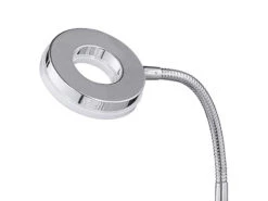 Reality Leuchten Moderne LED Schreibtischleuchte Flexibel & Biegsam RENNES 1 Flammig In Chrom -Lamp Geschaft moderne led schreibtischleuchte flexibel biegsam r 3