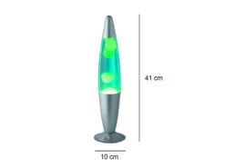 Reality Leuchten Raketen Lavalampe 90er Jahre Lichtsäule In Gelb,blau/Silber, Höhe 41cm Ø10cm 8 Reality Leuchten Raketen Lavalampe 90er Jahre Lichtsäule In Gelb,blau/Silber, Höhe 41cm Ø10cm -Lamp Geschaft raketen lavalampe 90er jahre lichtsaeule in gelbbl 2