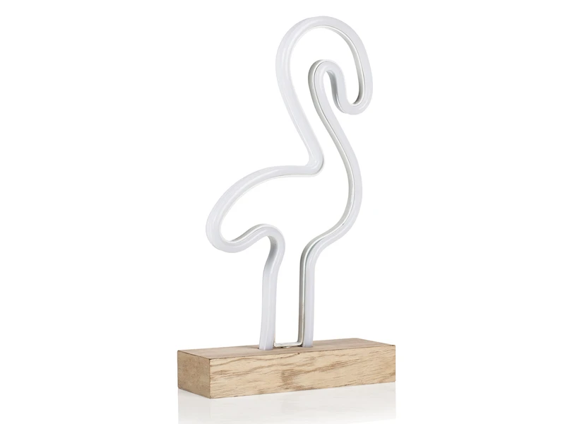 Smartwares Retro LED Tischleuchte / Dekoleuchte Flamingo, Pinkes Licht, Höhe Ca. 33cm 2 Smartwares Retro LED Tischleuchte / Dekoleuchte Flamingo, Pinkes Licht, Höhe Ca. 33cm – Bild 2