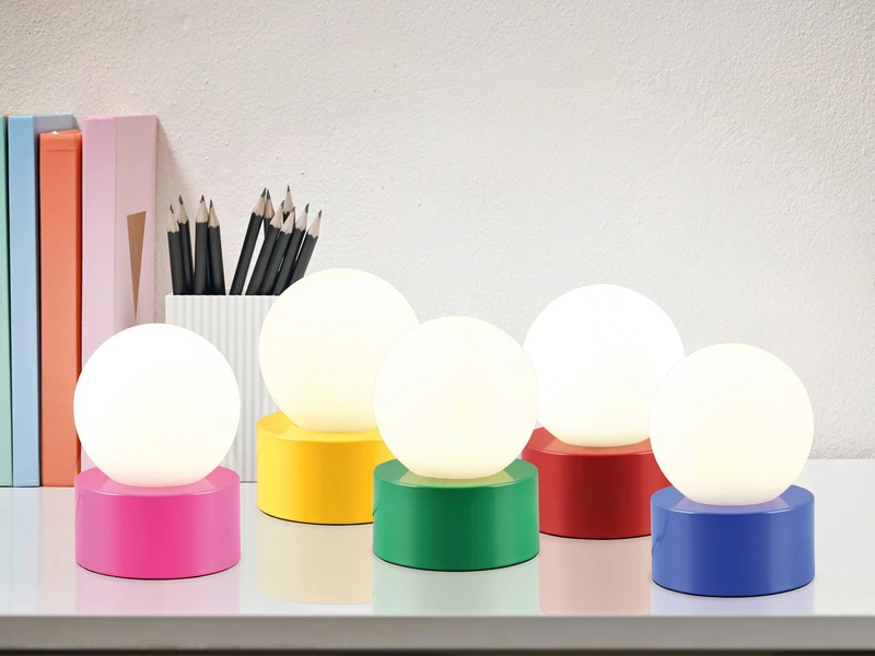 Reality Leuchten Retro Tischleuchte COUNTESS On-off Touch, Glaskugel Weiß, Grün Ø12cm 7 Reality Leuchten Retro Tischleuchte COUNTESS On-off Touch, Glaskugel Weiß, Grün Ø12cm – Bild 7