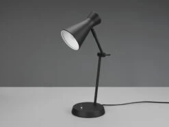 Reality Leuchten Schreibtischlampe ENZO Metallschirm In Schwarz Gelenkarm Höhe 50cm -Lamp Geschaft schreibtischlampe enzo metallschirm in schwarz gel 4