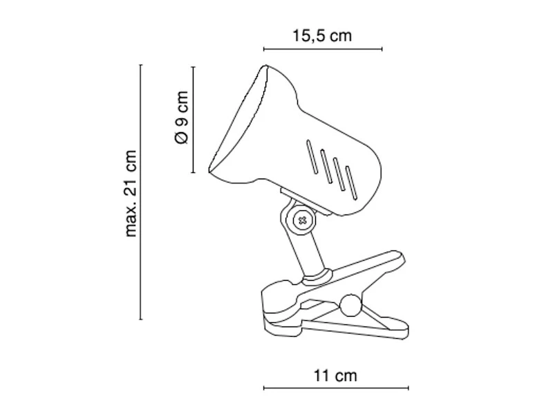 Globo Schwenkbare Klemmleuchte / Klammerleuchte Silber Mit LED Leuchtmittel 2 Globo Schwenkbare Klemmleuchte / Klammerleuchte Silber Mit LED Leuchtmittel – Bild 2