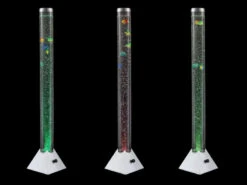 Globo Sprudelnde Farbwechsel LED Lichtsäule MENDOZA Innen Wassersäule Mit Deko Fischen -Lamp Geschaft sprudelnde farbwechsel led lichtsaeule mendoza inn 4