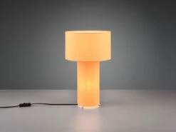 Trio Leuchten Tischleuchte BALE Korpus Und Lampenschirm Stoff Illuminate Gelb, Höhe 40cm 12 Trio Leuchten Tischleuchte BALE Korpus Und Lampenschirm Stoff Illuminate Gelb, Höhe 40cm -Lamp Geschaft tischleuchte bale korpus und lampenschirm stoff il 4