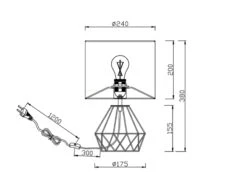 MeineWunschleuchte Tischleuchte LAUREA Mit Gitterkorpus Und Stoffschirm, Schwarz Gold -Lamp Geschaft tischleuchte laurea mit gitterkorpus und stoffschi 10