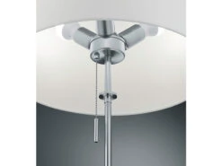 Trio Leuchten Tischleuchte LYON Silber Mit Stoffschirm Weiß, Höhe 45-56cm Verstellbar 12 Trio Leuchten Tischleuchte LYON Silber Mit Stoffschirm Weiß, Höhe 45-56cm Verstellbar -Lamp Geschaft tischleuchte lyon silber mit stoffschirm weiss hoe 4