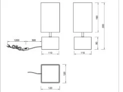 Reality Leuchten Tischleuchte WOODY Holzfuß Mit Stoffschirm In Weiß 12x12cm Höhe 30cm -Lamp Geschaft tischleuchte woody holzfuss mit stoffschirm in wei 14