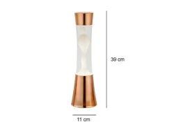 Reality Leuchten Trendige 90er Jahre Säulen Lavalampe Magma In Kupfer, Höhe 39cm Ø11cm -Lamp Geschaft trendige 90er jahre saeulen lavalampe magma in kup 2