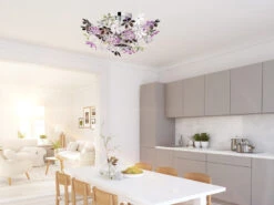 Reality Leuchten Verspielte Deckenleuchte FLOWER Ø51cm Im Floralen Design - Chrom Multicolor 10 Reality Leuchten Verspielte Deckenleuchte FLOWER Ø51cm Im Floralen Design - Chrom Multicolor -Lamp Geschaft verspielte deckenleuchte flower 51cm im floralen d 3