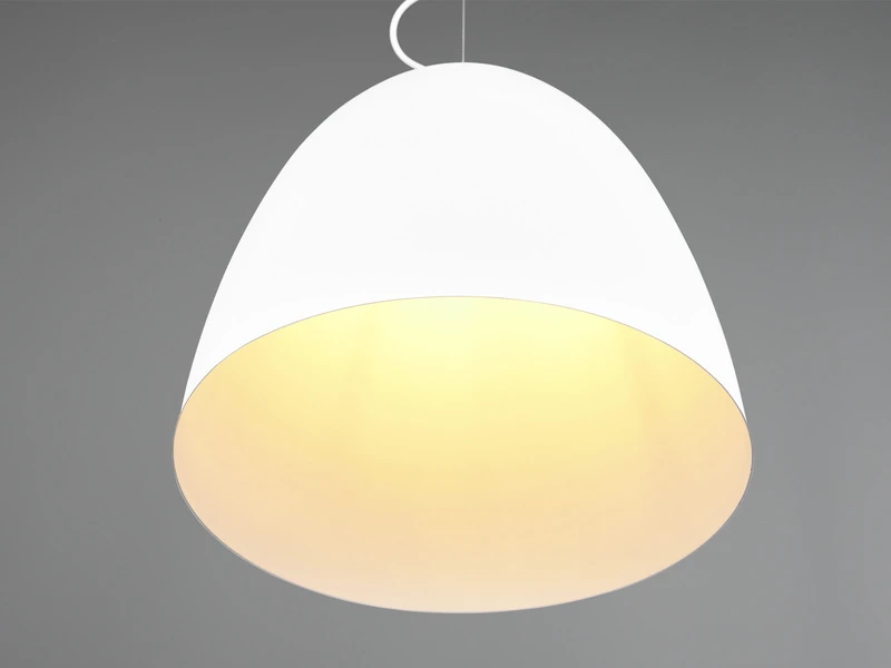 Reality Leuchten Vintage Pendelleuchte TILDA Einflammig, Metall Weiß, Rund Ø 40cm 5 Reality Leuchten Vintage Pendelleuchte TILDA Einflammig, Metall Weiß, Rund Ø 40cm – Bild 5